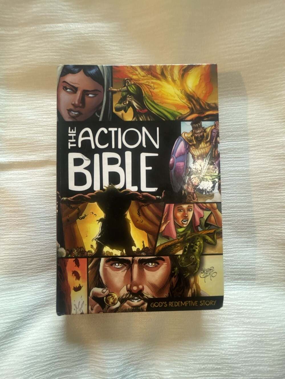 The Action Bible: God's Redemptive Story (Hardcover)